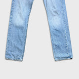 Levi's 501 Jeans Mens 29x32 Blue Original Fit Straight Light Wash Denim Pants