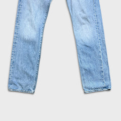 Levi's 501 Jeans Mens 29x32 Blue Original Fit Straight Light Wash Denim Pants