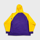 Vintage Y2K Reebok Los Angeles Lakers Hoodie Mens Large Purple NBA Hardwood Classics