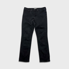 Levi's 312 Jeans Womens 32x29 Black Shaping Slim Dark Wash Stretch Denim Pants