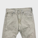 Levi's 510 Skinny Fit Jeans Mens 31x30 Beige Mid Rise Tapered Leg Khaki