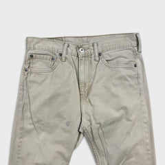 Levi's 510 Skinny Fit Jeans Mens 31x30 Beige Mid Rise Tapered Leg Khaki