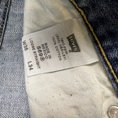 Vintage Y2K Levi's 569 Jeans Mens 36x34 Blue Loose Straight Medium Wash Faded Baggy Denim Pants