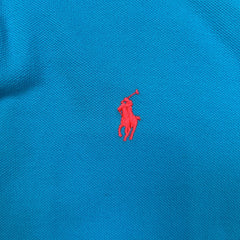 Polo Ralph Lauren Shirt Mens Medium Blue Pony Casual Preppy Short Sleeve