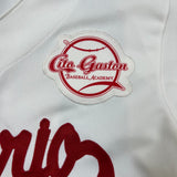 Vintage 90s Rawlings Cito Gaston Baseball Ontario Academy Jersey Mens Large White USA MLB