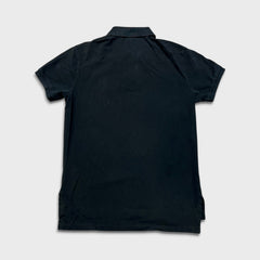 Vintage 90s Polo Ralph Lauren Shirt Mens Medium Black Big Pony Casual Preppy Tee