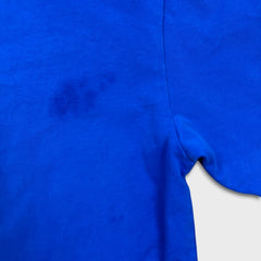 Burberry T Shirt Mens 2XL Blue Abstract Equestrian Knight Graphic Tee
