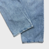 Levi's Ribcage Straight Jean Womens 32x27 Blue Distressed High Rise Light Wash Denim Pants