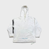 2018 Off-White Photocopy Hooded Sweater Mens Medium White Graphic Hoodie