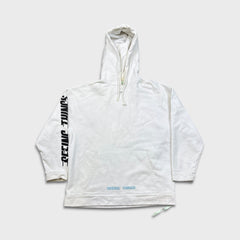 2018 Off-White Photocopy Hooded Sweater Mens Medium White Graphic Hoodie