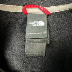 The North Face Fleece Womens Small Black Spell Out Full Zip Outdoor Jacket