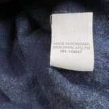 A.P.C. Shirt Mens Small Blue Rue Madame Paris Wool Plaid Check Flannel Button Up