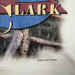 Vintage 90s Terri Clark On Tour T Shirt Mens XL White Country Graphic Band Tee
