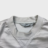 Vintage Nike Sportswear T Shirt Men Medium Gray Swoosh Athletic Y2K Short Sleeve Tee