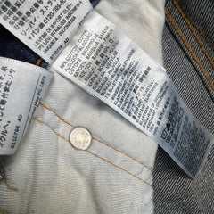 Levi's 516 Jeans Mens 34x31 Blue Slim Straight Leg Stretch Medium Wash Denim Pants