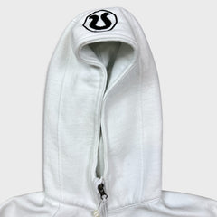 Lululemon Scuba Hoodie Womens Size 6 White Full Zip Hooded Sweater