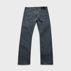 Levi’s 513 Jeans Mens 34x32 Gray Slim Straight Fit Casual Faded Denim Pants