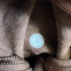 Lululemon Soft Knit Overshirt Mens Large Brown Relaxed Fit Button Up Shirt