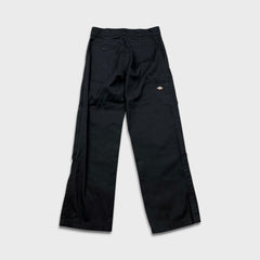 Dickies Pants Mens 32x32 Black Loose Fit Double Knee Workwear Baggy Trouser