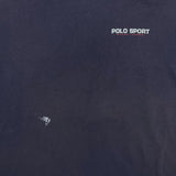 Vintage 90s Ralph Lauren Polo Sport T Shirt Mens Medium Blue Spell Out Faded Tee
