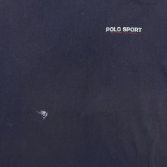 Vintage 90s Ralph Lauren Polo Sport T Shirt Mens Medium Blue Spell Out Faded Tee
