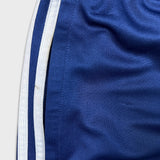 Adidas Track Pants Mens Small Blue Essentials 3 Stripe Training Athletic Jogger