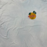 Vintage Y2K Captain Morgan Rum T Shirt Mens XL White Taste The Tropics Double Sided Tee