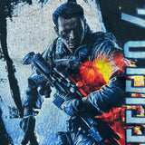 2013 Battlefield 4 T Shirt Mens XL Black Video Game Promo Graphic Short Sleeve Tee