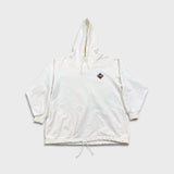 Vintage 90s Cows Hoodie Mens XL White Faded Hooded Sweater Pullover