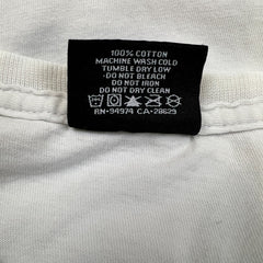 Stussy World Tour Floral T Shirt Mens Small White Distressed Faded Graphic Tee
