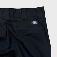 Dickies Flex Pants Mens 32x30 Black Regular Straight Workwear Chino Cargo Trouser