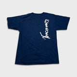 Vintage Y2K Canada Vancouver Tee Mens Large Blue Double Sided Graphic Short Sleeve