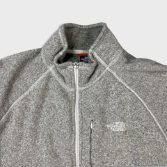 The North Face Fleece Mens XL Gray Full Zip Outdoor Jacket