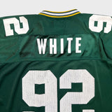 Vintage 90s Starter Green Bay Packers Reggie White #92 Jersey Mens Large Green NFL