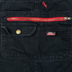 Dickies Overalls Mens Size 2XL Blue Bib Dark Wash Hammer Loop Workwear Denim