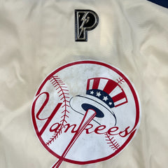 Vintage 90s New York Yankees Pro Player Jacket Mens XL White MLB Windbreaker