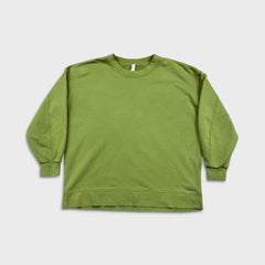 Lululemon Perfectly Oversized Crew Womens Size 10 Green Pullover Sweatshirt