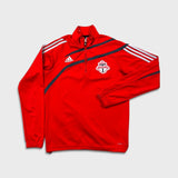 Vintage 2009 Adidas Toronto FC Track Top Mens Small Red 1/4 Zip Sweatshirt