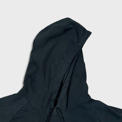 Nike Jordan Brand Hoodie Men 2XL Black Center Jumpman Pullover Hooded Sweater