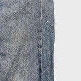 Levi's 505 Jeans Mens 34x30 Blue Regular Fit Straight Leg Light Wash Faded Denim Pants