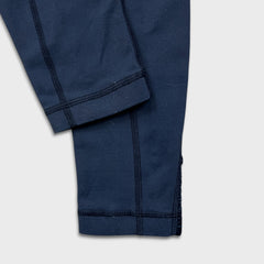 Lululemon Practice Daily Pants Womens Size 2 Blue Mid Rise Yoga Leggings Tights