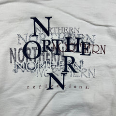 Vintage 90s Northern Reflections Sweatshirt Mens Large White Nature Pullover