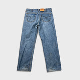 Vintage 90s Levi's 505 Jean Mens 34x28 Blue Original Fit Straight Leg Light Wash Pants
