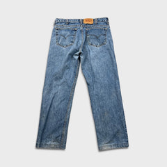 Vintage 90s Levi's 505 Jean Mens 34x28 Blue Original Fit Straight Leg Light Wash Pants