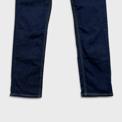 Levi's 511 Jeans Mens 33x32 Blue Slim Fit Mid Rise Dark Wash Stretch Denim Pants