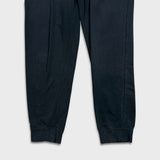 Nike Sportswear Sweatpants Mens Medium Black Swoosh Taper Leg Jogger