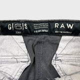 G-Star Raw Pants Mens 30x27 Gray Rovic Zip Straight Utility Cargo Casual