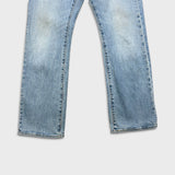 Levi's 517 Bootcut Jeans Mens 31x30 Blue Light Wash Faded Stretch Denim Pants