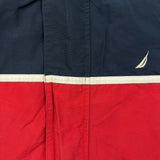 Nautica Jacket Mens Large Red Full Zip N-83 Outdoor Bomber Coat