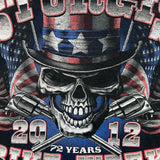 Vintage 2011 Sturgis T Shirt Mens Large Black Double Sided Graphic Biker Motorcycle Tee